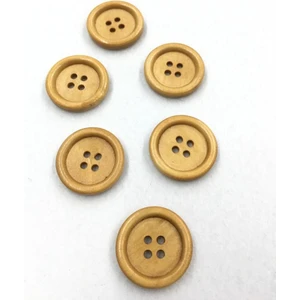 Karan Tuhafiye Ahşap Düğme 6 Adet