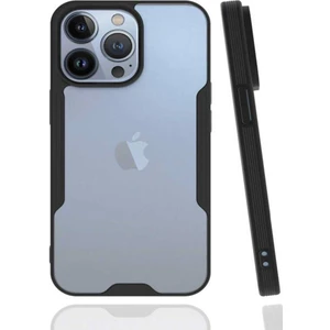 Apple iPhone 14 Pro Max Kılıf Kamera Korumalı Arkası Şeffaf Silikon
