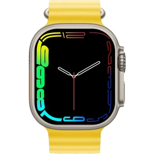 Happy World Shopping T800 Ultra Akıllı Saat 8 Ultra Series8 Sesli Asistan Erkek Kadın Bluetooth Çağrı Su Geçirmez Spor Saat Pk Dt8 Ultra (Yurt Dışından)