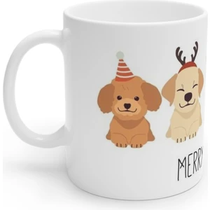 Noel Yılbaşı Köpekleri New Year Dogs Merry Christmas Kupa Bardak Mug