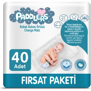 PADDLERS 4X10 ADET BEBEK BAKIM ÖRTÜSÜ (60X60 Boyutunda)