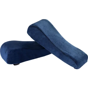 2pcs Hafıza Köpük Koltuk Alan Yastık Pedleri Dirsek Arm Destek Sandalye Koltuk Pedleri Mavi