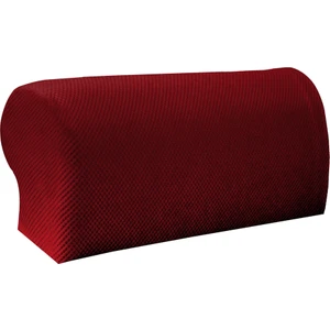 1 Çift Elastik Esnek Kanepe Kol Dayama Kolları Koltuk Slipcovers Koruyucusu Kırmızı