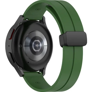 Samsung Galaxy Watch Gear S2 3 41 42 Active 2 40 44 mm Kordon Magnetli Ayarlanır Silikon Kordon 20MM