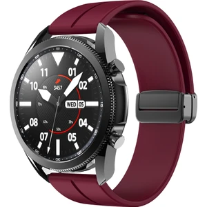 Samsung Galaxy Watch Gear S2 3 41 42 Active 2 40 44 mm Kordon Magnetli Ayarlanır Silikon Kordon 20MM