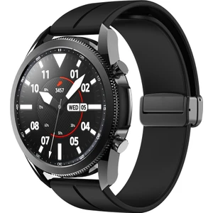 Huawei Watch GT 6/5/4/3/2 Pro 46mm Ultimate SE Elite Kordon Magnetli Ayarlanır Silikon Kordon 22mm