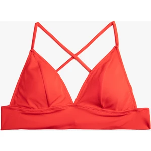 Üçgen Bikini Üstü Kaplı Çapraz Askı Detaylı