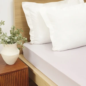 Karaca Home Lila penye Çift Kişilik Fitted Çarşaf