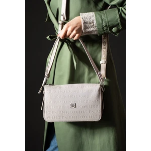 Just Polo Taş Rengi Kadın 5 Bölmeli Ayarlanabilir Uzun Askılı El ve Omuz Çantası PBU4036