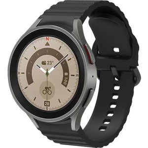 Samsung Galaxy Watch 4 5 6 7 FE 40 40 44 Classic 42 43 46 47 mm Kordon Wave Dalgalı Silikon Kordon