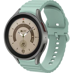 Samsung Galaxy Watch 4 5 6 7 FE 40 40 44 Classic 42 43 46 47 mm Kordon Wave Dalgalı Silikon Kordon