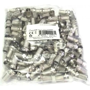 Ata Elektronik 100 Adet 1 Poşet - F Connektör Geniş Rg6/u4 Rg6 U6 Connektor Anten Kablo Ucu Uç Başlık Soket