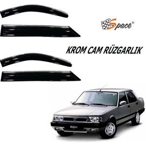 Drs Tuning Krom Cam Rüzgarlığı 1.2mm Tofaş -Doğan-Kartal-Şahin 4'lü / CARU435
