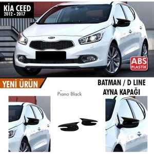 Drs Tuning Kia Ceed (2012-2017) Batman Yarasa Ayna Kapağı (Parlak Siyah)