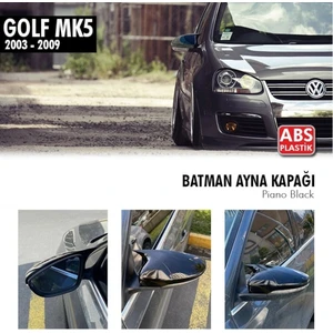 Drs Tuning Volkswagen Golf 5 (2003-2009) Batman Yarasa Ayna Kapağı (Parlak Siyah)