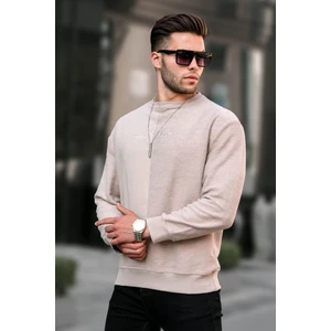 Bej Basic Erkek Sweatshirt 6010