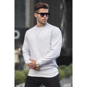 Karmelanj Basic Bisiklet Yaka Erkek Sweatshirt 6047