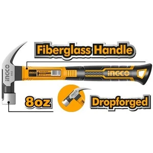 Fiberglass Saplı Mini Çatal Çekiç 220GR HCHD0086
