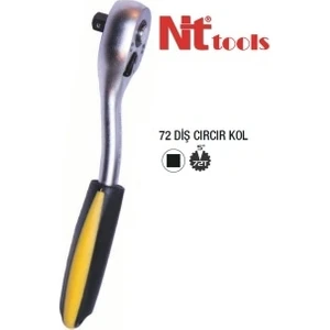 Nt Tools 1/4 72 Diş Cırcır Kolu