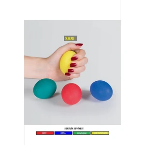 Silikon Stres Topu El Egzersiz Topu Fizik Topu El Bilek Parmak Topu