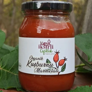 İksirli Çiftlik Organik Kuşburnu Marmelatı 190 G (Organik Elma Suyu Konsantreli)