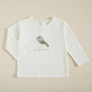 Love The Green Baskılı Ttshirt Ekru