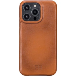 Bouletta Apple iPhone 14 Pro Max Uyumlu Deri Arka Kapak F360 RST2EF Taba