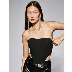 Korse Görünümlü Büstiyer Straplez