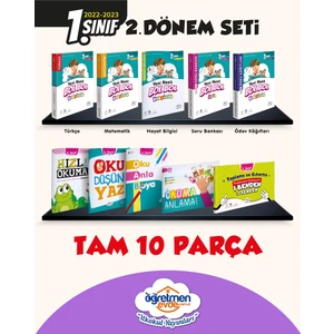 Öğretmen Evde Yayınları 1. Sınıf 2. Dönem Seti 10 Parça