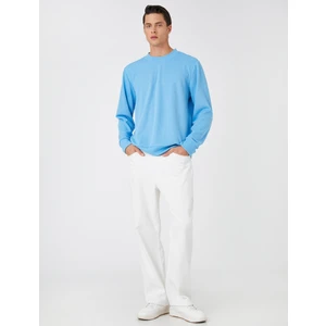 Basic Melange Sweater Crew Neck