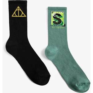 2'li Harry Potter Baskılı Çorap Lisanslı