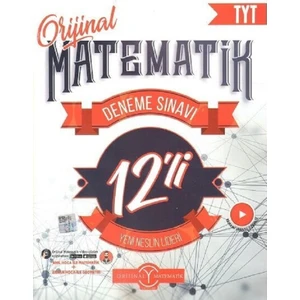 Orijinal Yayınları  TYT Matematik 12'Li Deneme Sınavı