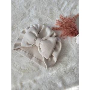 Seher Bebe Butik Kız Bebek & Çocuk Renkli Fiyonklu Kaşkorse Bone