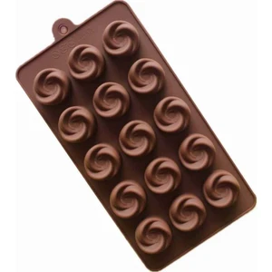 Silikon Çikolata Kalıbı Gül 21*10.5*1.9cm (Gl-21)