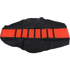 Siyah Şeritli Portakallı Kir Motosiklet Için Motosiklet Anti-Kayma Koltuk Örtüsü (Yurt Dışından)