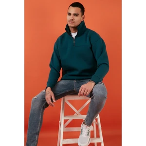 Regular Fit Pamuklu Içi Tüylü Yumuşak Şardonlu Kışlık Sweat Erkek Sweat 59053431