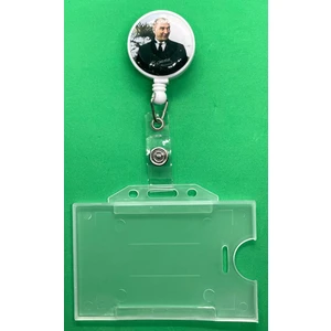 Atatürk Mini Damla Baskı Yoyo Yaka Kartlığı Yoyo Kartlık