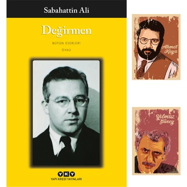 Değirmen - Sabahattin Ali - Öykü Seti - Yapı Kredi yayınları + Yılmaz Güney Ahmet Kaya Not