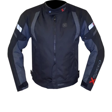 Xspeed Malibu 4 Mevsimlik Korumalı Motosiklet Montu XL CE Belgeli Hava Kanallı Modern