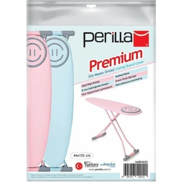 Perilla Premium Ütü Masası Kılıfı Pembe -