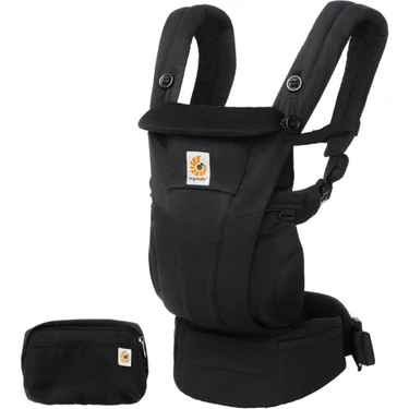Ergobaby Omni Dream (Onyx Black) 4 Farklı Taşıma Pozisyonlu Ergonomik Kanguru, 0-4 Yaş Yeni Doğan