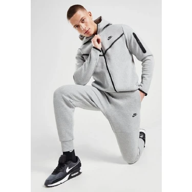 Nike tech fleece grey best sale full tracksuit