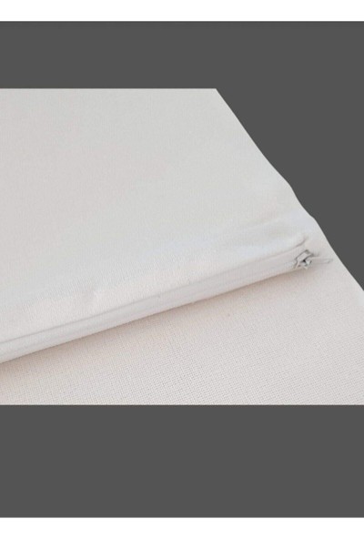 Nivemeshome Beyaz Fermuarlı Yastık Kılıfı 50X70 cm