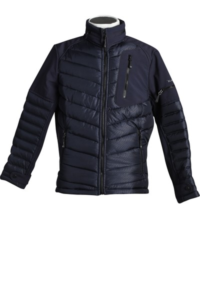 Kavvis Laci Erkek Su Geçirmez Dik Yaka Softshell Şişme Mont