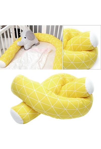 Bebek Yumuşak Pamuk Yatak Tampon Yeni Doğan Beşik Yatak Yastık Sarı