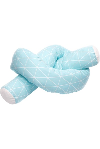 Bebek Yumuşak Pamuklu Yatak Tampon Yenidoğan Beşik Yatak Yastık Mavi