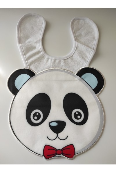 Baby Bibs Dijital Panda Bebek Mama Önlüğü