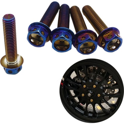 5 Adet M8 Tekerlek Pabuç Vidası GTS300 Mavi Takın fiyatları