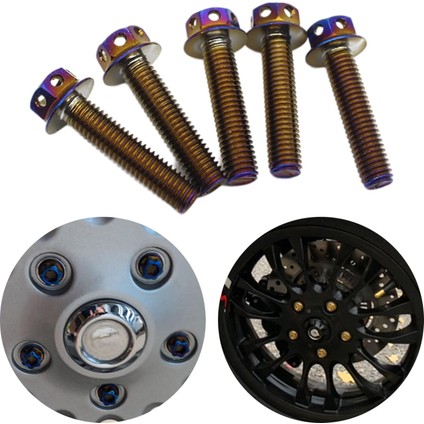 5 Adet M8 Tekerlek Pabuç Vidası GTS300 Mavi Takın fırsatları