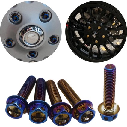 5 Adet M8 Tekerlek Pabuç Vidası GTS300 Mavi Takın indirimleri